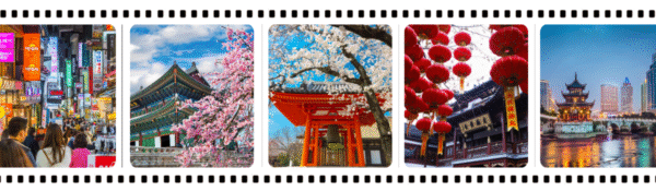 Asia: Corea, Japón y China